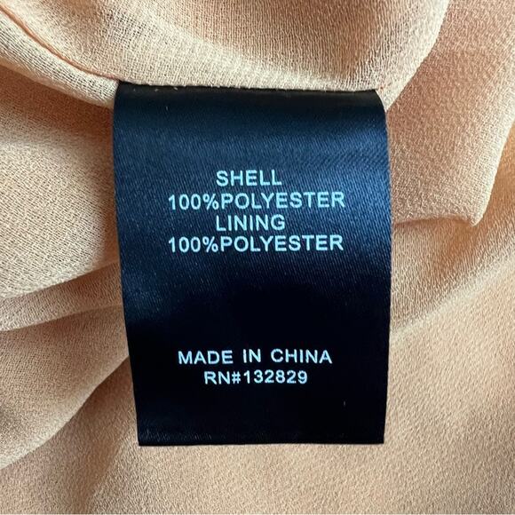 Camila Coelho Revolve Stella Golden Yellow One Sleeve Wrap Cocktail Mini Dress S - Picture 11 of 14